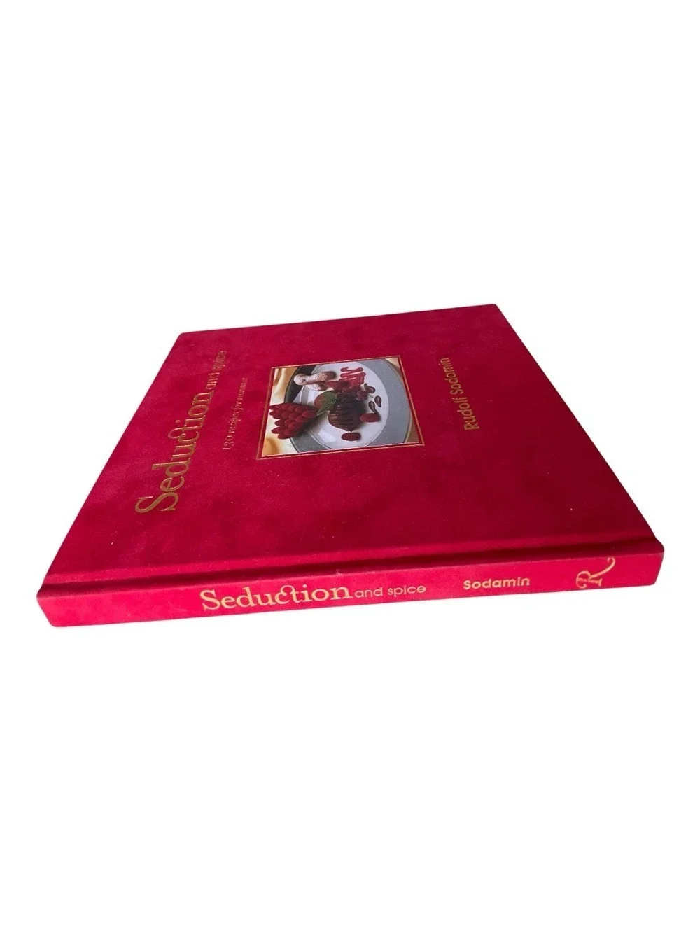 “Seduction and Spice” Cookbook by Rudolph Sodamin 1999 First Ed Red Velvet